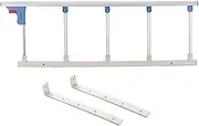 Bed Railing Aluminum Alloy Safety Bed Rail Folding Bed Rail Medical Assist Railing for Elderly Adults Portable Bed Assist Bar