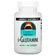 Source Naturals, L-Glutamine, 500 mg, 100 Capsules