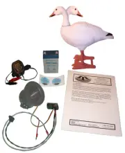 Movin Goose Decoy BigFoot Snow Motion Kit Big Foot Moving Snow Geese Decoys