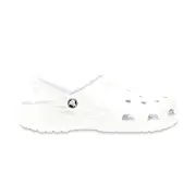 【Crocs】Classic Whi Molded 男鞋 女鞋 白色 洞洞鞋 布希鞋 卡駱馳 涼拖鞋 10001-100