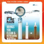 COMBO 3 PURE RAIN 韓國淋浴過濾器,清潔淋浴水,涼爽沐浴,適合皮膚、眼睛、鼻子