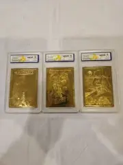 1996 Score Board 23KT Gold Star Wars Mint 10 - 3 Cards