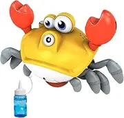 Baby Bubble Machine,Moving Crab Blower for Babies | Interactive Dancing Crab Bubble Machine with Light and Music for Outdoors