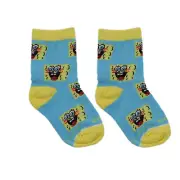 Cool Socks Kid's Novelty Crew Socks, SpongeBob, Size 4-7 Years