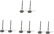 TEHAUX Sets Elegant Counter Pen Chain Holder for Office Desk Secure Smooth Writing Gel Ink Pen