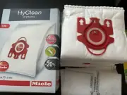 Miele FJM HyClean 3D Efficiency Vacuum Cleaner Bags Open Box 4 bags 2 Filters