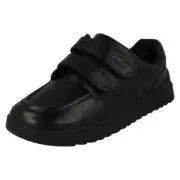 Boys Clarks Goal Style K Double Strap Fastening School Shoes