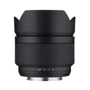 Samyang 12mm F2.0 AutoFocus UMC II APS-C Photo Camera Lens For Fuji X Black