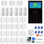 K34 Tuya APP WiFi+4G Wireless DIY Home Security Alarm System+Alexa+Google Home