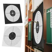 100 Pcs Archerys Targets Sheet Paper Hunting Practice Bows Arrow Darts Paper