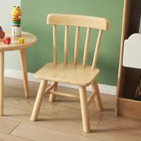 在飛比找樂天市場購物網優惠-兒童椅子實木寶寶椅靠背小椅子家用結實小凳子客廳沙發茶幾矮凳子