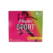Playtex Sport Tampons Regular 36ct | Unscented, Active Lifestyle Protection
