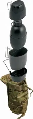 Bushcraft Dragon Multi-Fuel Cooking System Camo With Water Bottle NATO Approved