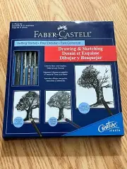 Faber Castell Getting Started Drawing and Sketching Kit 11pc