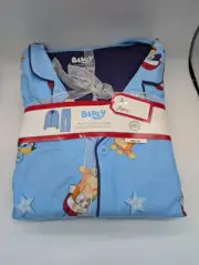 Men’s Bluey Family 2-pc Sleep Set Cartoon NWT XXL Briefly Stated