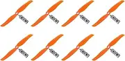 uxcell 6035 Propellers 6x3.5 Prop 2-Vane Fixed-Wing Orange Replacement Props with Adapter Rings for Airplane RC Plane, Pack of 8