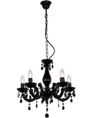 [Lexi Lighting] La Spezia Acrylic Chandelier Light Black