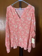 NWT Womens Plus At John’s Bay Size 3x Blouse