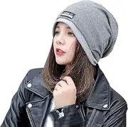 [EMF SHELTER] EMF Radiation Shield Hat,Conductive/Shielding EMF Anti Radiation Protection Silver Fabric for RF/LF Blocking/Shielding,Grey-OneSize