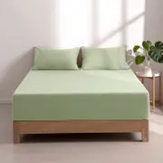 Dreamaker Superfine Washed Microfibre Combo Fitted Sheet Set Sage Green (Single, King Single, Double, Queen, King, Super King)