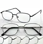 Quality Metal Reading Glasses Spring Hinge Arms Classic Thin Frame +0.5~+4.0 L51