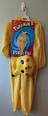 Vintage Pikachu Disguise Inc Childs costume Nintendo Creatures Game Freak 2000