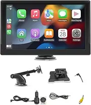 Ysyaxsyt Wireless Carplay 9 Inch Portable Car Bluetooth Mp5 Player Android Auto Central Control HD Driving Recorder Host Easy to Use