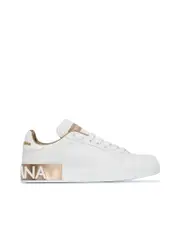 Dolce & Gabbana Sneakers With Logo Patch And Laceup Fastening