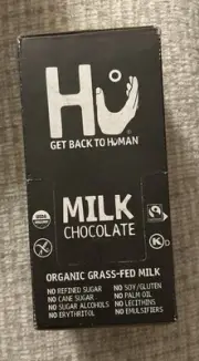 New HU Get Back To Human Organic Paleo Chocolate 6 - Pack Exp 09/2025