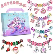 Charm Bracelet Making Kit & Unicorn/Mermaid Girl Toy- Jewelry Making Kit