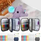 72Pcs Crochet Hooks Set 2mm to 6mm Soft Grip Ergonomic Crochet Needles Set StJmT