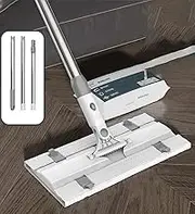 Lightweight Mops for Floor Cleaning, 2-in-1 Dry and Wet Mops Kit, Sweeping and Mopping Starter Kit Includes 1 Mop + 20 Dry Refills 20 Wet Refills