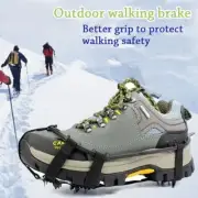 Crampons 24 Teeth Ice Gripper Shoes Cover Shoes Spikes Snow Claws For M L