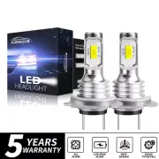 H7 LED Headlight Bulbs Kit High / Low Beam 6500K Super Bright White Lights 2x (for: Smart)