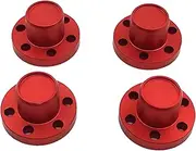 4PCS CNC Aluminum 17mm Hex Wheel Nuts Dustproof Caps Anti-Skid Mount Cap Compatible with 1/10 RC Crawler Axial SCX10 TRX4 D90 Wheel Hub Caps Upgrade Parts