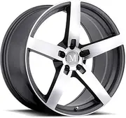 Mandrus ARROW Grey Wheel with Painted Finish (18 x 8.5 inches /5 x 112 mm, 32 mm Offset)