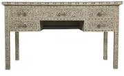 Grey Bone Inlay Desk