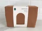 Openook Cotton Flannelette Sheet Set Pillowcase Clay Single Size Bed Bedding
