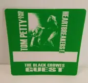 Tom Petty And The Heartbreakers Backstage Pass Original Black Crowes 2005 Green