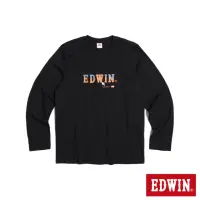 在飛比找momo購物網優惠-【EDWIN】男裝 滑鼠購物車LOGO薄長袖T恤(黑色)