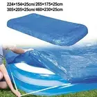 Windproof Pool Cover for Square Above Ground Pools Secure and Convenient