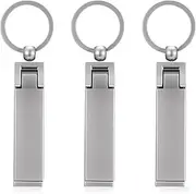 3 Pieces Purse Hook for Table Instant Bag Hook Hanger, 2-in-1 Handbag Table Holder Hanger Set Mobile Phone Holder Foldable Storage Stylish Swivel Design for Women Desk(Silver)