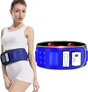 Massage Belt, Slimming Belt for Waist, High Vibration for Waist, Abdomen, Abdomen, Back, Hip, with 36 Modes, 2 Heated Red Lamps, Improve Blood Circulation