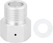 Electrical Tools Beer Cylinder Adapter, Homebrew Cylinder Adapter Connector Female Thread TR21-4 to Male Thread W21.8-14 for Sodastreams Disposable Small Propane Bottle