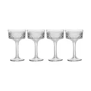 4PK Maxwell & Williams Speakeasy Coupe High Quality Glasses - 280ml