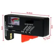 AA/AAA/C/D/9V/1.5V Batteries Universal Button Cell Battery Colour Coded Meter In