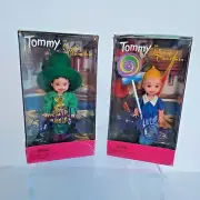 Wizard Oz Barbie TOMMY & Kelly Dolls 3: MAYOR, LOLLIPOP, LULLABY MUNCHKIN NOS