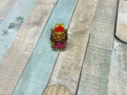*RARE* Macho Peccy Man Inspired Employee Enamel Vest Pin Peccy