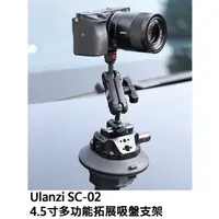 在飛比找momo購物網優惠-【ULANZI優籃子】SC-02 4.5寸多功能拓展吸盤支架