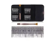 25 in 1 Small Precision Screwdrivers Set,Repair Tool Kits with Black Bag